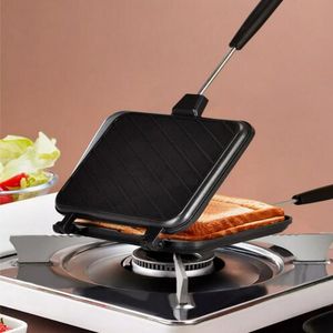 <span class=keywords><strong>Sandwichera</strong></span> tostada-Panini Press Stove Top Toastie Antiadherente Ideal <span class=keywords><strong>para</strong></span> interiores y exteriores Material de aluminio OEM - Product Image 6