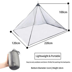 Tenda Zanzariera Singola da Campeggio |   Tenda a Rete Anti-Insetti per Escursionismo, Campeggio in <span class=keywords><strong>Montagna</strong></span> e Pesca - Product Image 3