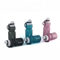Bouteille d'eau de sport personnalisée sans BPA, 750 ml, en plastique