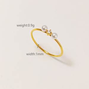 Vente flash Bague en acier inoxydable plaqué or antique réglable pour femmes Design classique de haute qualité Taille personnalisée Fête - Product Image 4