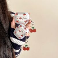 Nouveau mignon arc cerise TPU étui de protection pour écouteurs pour Airpods 1 2 3 4 génération housse d'écouteur antichoc pour Airpods Pro 2