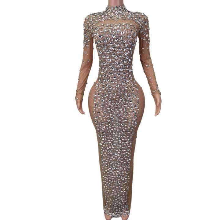 a-line prom dresses Simple Stunning Long Dress Backless Strappy Back Homecoming brown prom dress Color:white
