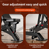Banc de musculation réglable robuste, chaise d'entraînement FID multifonction pour la musculation à domicile, les développés couchés et les exercices de pectoraux