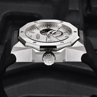 Montres automatiques pour hommes Pagani Design PD-YS010, mouvement mécanique, bracelet en caoutchouc, montre pour hommes, étanche, cadran ajouré