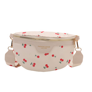 Fashion Cherry Printing bella borsa a tracolla da ragazza borsa a tracolla quotidiana da studenti <span class=keywords><strong>marsupio</strong></span> personalizzato <span class=keywords><strong>marsupio</strong></span> con cinturino staccabile - Product Image 2