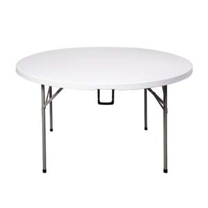 Mặt Trăng Thổi Đúc Đôi Gấp Bàn Tròn Chân Cho Nhiều Người 94 <span class=keywords><strong>Cm</strong></span> Bàn Tròn Không Thấm Nước Và Im Lặng - Product Image 2