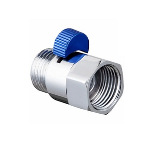 Water Saving Valve Handheld Shower Head Bidet Sprayer Pipe Bathroom Accessory Shower Head Control <b>Switch</b> Shut Off Stop Valve - Product Image 1