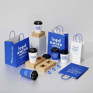 Sacs en papier kraft recyclables classiques en gros, emballages personnalisés pour les achats, la livraison, la restauration rapide, les sacs à emporter, avec poignées en corde de coton - Product Image 1