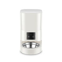 Distributeur de nourriture intelligent pour chats et chiens, contrôle par application, surveillance à distance à 180 degrés, alimentation automatique par vidéo