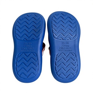 Pantoufles en PVC bleues, taille 35-40, bout rond, antidérapantes, semelle EVA de 15 mm, toutes saisons, pour la maison - Product Image 3