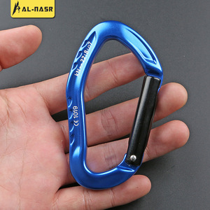 Aluminum Alloy Carabiner 100x57.5mm Type D Safety Lock For Climbing Outdoor Use - Product Image 2