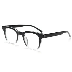 패션 남성 안경 tr90 클리어 렌즈 블랙 그린 여성 사각 안경 프레임 광학