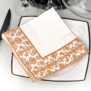 SENWEN Azul Flor Guardanapos Mesa Decorações Polpa De Madeira Virgem Eco-friendly Estilo Chinês Descartável Jantar Serviettes - Product Image 4