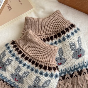 Suéter para Perro de Estilo Étnico Retro, Ropa de Invierno Tejida para Mascotas, Transpirable y Cálida, para Perros Pequeños, Venta al por Mayor Global - Product Image 5