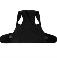 Correcteur de Posture ajustable pour hommes et femmes, attelle supérieure pour le dos de la clavicule, lisseur B1ack, sécurité sportive, nouvelle collection