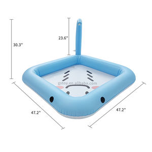 Tapis de jeu d'eau gonflable <span class=keywords><strong>pour</strong></span> enfants, piscine à éclaboussures <span class=keywords><strong>pour</strong></span> enfants et tout-petits, jouets d'eau d'extérieur <span class=keywords><strong>pour</strong></span> l'été - Product Image 5