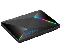 H728 Octa Core R69 Plus 4 Go DDR 2025 Meilleure Box TV Android Dernière Version 1000 Mo LAN 4K Android 14