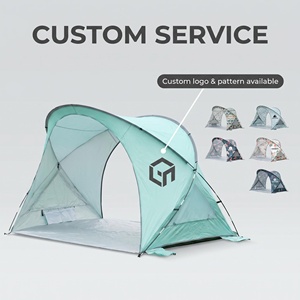 รับผลิตแบบ OEM/ODM เต็นท์ชายหาดพับได้แบบพกพาสำหรับหนึ่งห้องนอน ป้องกันแสงแดด สำหรับฤดูร้อน |   เต็นท์แคมป์ปิ้งกลางแจ้งกันน้ำ 1000-1500 มม. กางเร็ว - Product Image 4