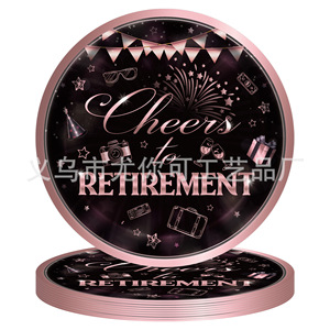 Younike Retirement Party Set <b>Tablecloth</b> Plates Cups Napkins Banner 40-60 Pcs Disposable Decorations - Product Image 3