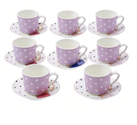 Pop Art Espresso Taza de café turca de cerámica Taza de café Expresso de porcelana 90cc