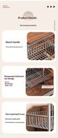 Chariot de rangement antidérapant OEM personnalisé pour petit appartement, chariot de rangement en acier multi-niveaux, chariot de rangement pour la maison