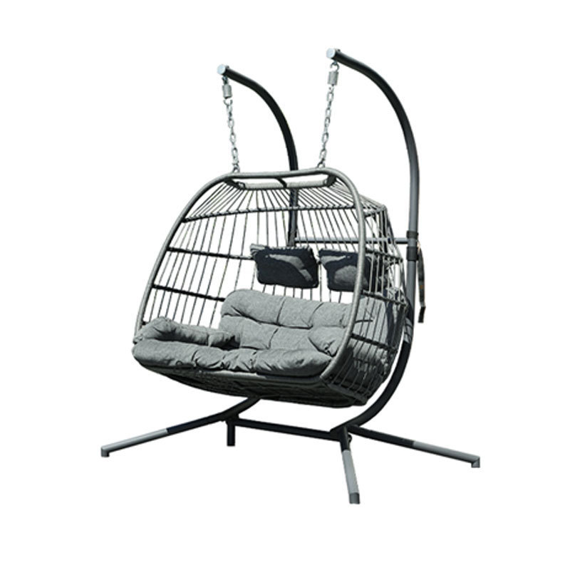 Folding double size, gray, 115*118*19