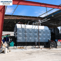Chaudière à vapeur horizontale HUANUO à biomasse, charbon et granulés de bois, 1 tonne, basse pression