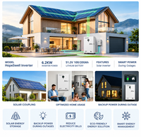 Système solaire hors réseau 5kW 10kW 20kW Kit solaire complet pour la maison Système solaire hybride avec batterie