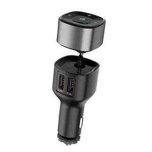 Bt09s OEM ODM Car Charger Combo kit rảnh tay cuộc gọi với Dual USB Charger Đối với xe Hơi Bluetooth thu âm thanh cho nhà Loa