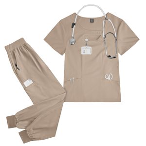 Conjuntos <span class=keywords><strong>de</strong></span> Uniformes Quirúrgicos Blancos para <span class=keywords><strong>Mujer</strong></span>, ODM, para Lavado a Mano, Cuidado Dental, Enfermeras, Doctores, Uso <span class=keywords><strong>en</strong></span> Quirófano, Aislamiento, Belleza - Product Image 2