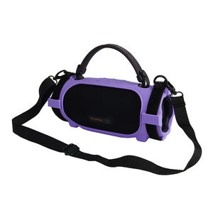 Soft Rubber Protective Cover for JBL Charge6 Speaker Silicone case with Shoulder Strap Speaker Skin Cover