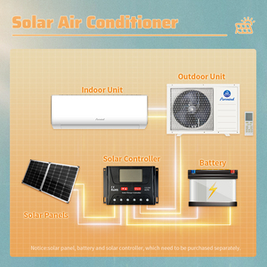 Climatiseur Solaire Autonome 48V Split Hybride Portable 9000 12000 18000 24000 Btu pour Maison - Product Image 2