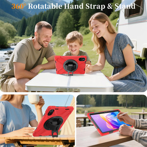 Fundas Resistentes para Tablet <span class=keywords><strong>Redmi</strong></span> <span class=keywords><strong>Pad</strong></span> 2 2025 de 11 Pulgadas, Resistentes, de <span class=keywords><strong>3</strong></span> Capas, con Rotación de 360 Grados, Soporte, Correa de Mano y Correa para el Hombro - Product Image 3