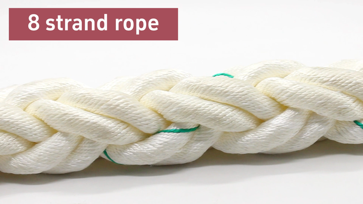 Customized Rope Customized 30-80mm Braided Polyester PP Nylon Ropes for Marine Mooring