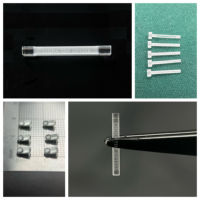 Lentille convexe en saphir personnalisée pour endoscope, 6,55*46mm, cylindrique, OEM, autoclavable, revêtement antireflet, haute transparence