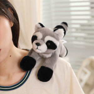 Peluche di 8' con 12 Vari Animali della Foresta: <span class=keywords><strong>Leone</strong></span>, Volpe, Elefante, Zebra, <span class=keywords><strong>Lupo</strong></span>, Animali Simulati in Peluche per Regali ai Bambini - Product Image 6