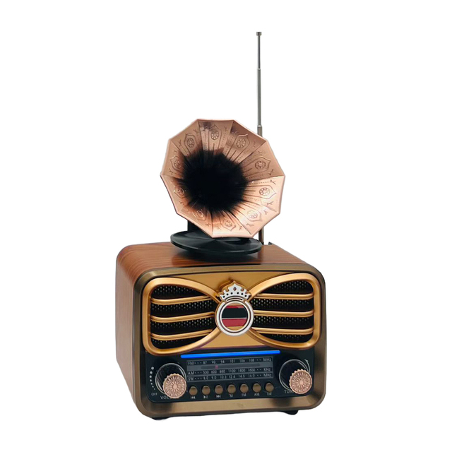 MLK-8556 Latest Model Old Vintage antique Radio DC charging AM FM SW 3 Bands Retro Radio