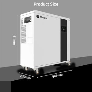 بطارية 5 كيلو وات في الساعة W عجلة محطة طاقة محمولة EU Stock PV مدخل بطارية ليثيوم عالية الجهد للتخييم - Product Image 6