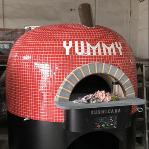 <span class=keywords><strong>Forno</strong></span> per <span class=keywords><strong>Pizza</strong></span> a Gas con <span class=keywords><strong>Pietra</strong></span> <span class=keywords><strong>Lavica</strong></span> Stile Autentico Cookeryaki per Pizze Croccanti - Product Image 2