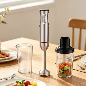 Ensemble de mixeur à main multifonctionnel 3 en 1 en acier inoxydable, mixeur à main à vitesse variable <span class=keywords><strong>pour</strong></span> la cuisine, la pâtisserie et la préparation des aliments - Product Image 4