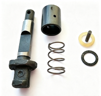 Kit de 6 embouts de verrouillage en acier pour levier d'arrêt, compatible avec les meuleuses d'angle 65A, 85A, 95A, pièces de rechange pour outils électriques, jeu de goupilles de verrouillage
