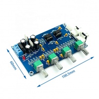 NE5532 pre-tone Amplifier papan Preamplifier mikrofon telepon gitar Preamp Power Supply Dual Channel Audio