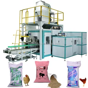 Full auto chicken feed woven bag packaging machine/25kg chicken feed bag packaging machine/KOYO packaging machine