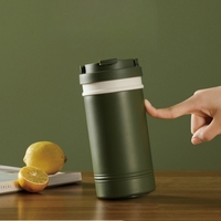 Gobelet isotherme innovant Emerit 2026 anti-déversement 450 ml à aspiration magique, en acier inoxydable à double paroi, pour café