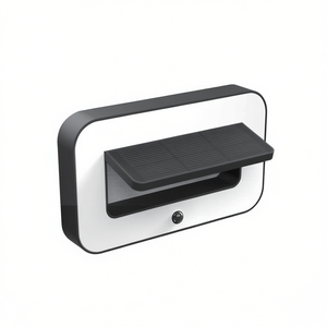 <b>Solar</b> LED Wall Lamp 5W 500lm 4000k Natural <b>Light</b> Outdoor Made in Italy Model EL3176 - Product Image 3