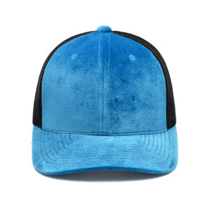 Hoge Kwaliteit Custom 3d Borduurwerk Logo Fluwelen Trucker Hoeden Cap Custom Mesh Cap - Product Image 5