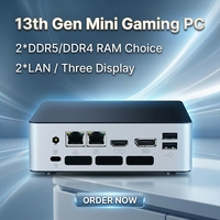 Commerciële Mini PC Core I3 1315U I5 1335U I7 1360P 16GB DDR4 RAM M.2 SSD Drievoudige Schermen Dubbele Lan Win11 Business Mini Computer