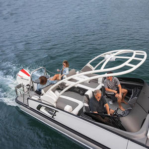 Kinocean Luxury Bar Pontoon Boat Aluminio completamente soldado El <span class=keywords><strong>mejor</strong></span> <span class=keywords><strong>precio</strong></span> y <span class=keywords><strong>calidad</strong></span> para entusiastas de los deportes acuáticos - Product Image 3