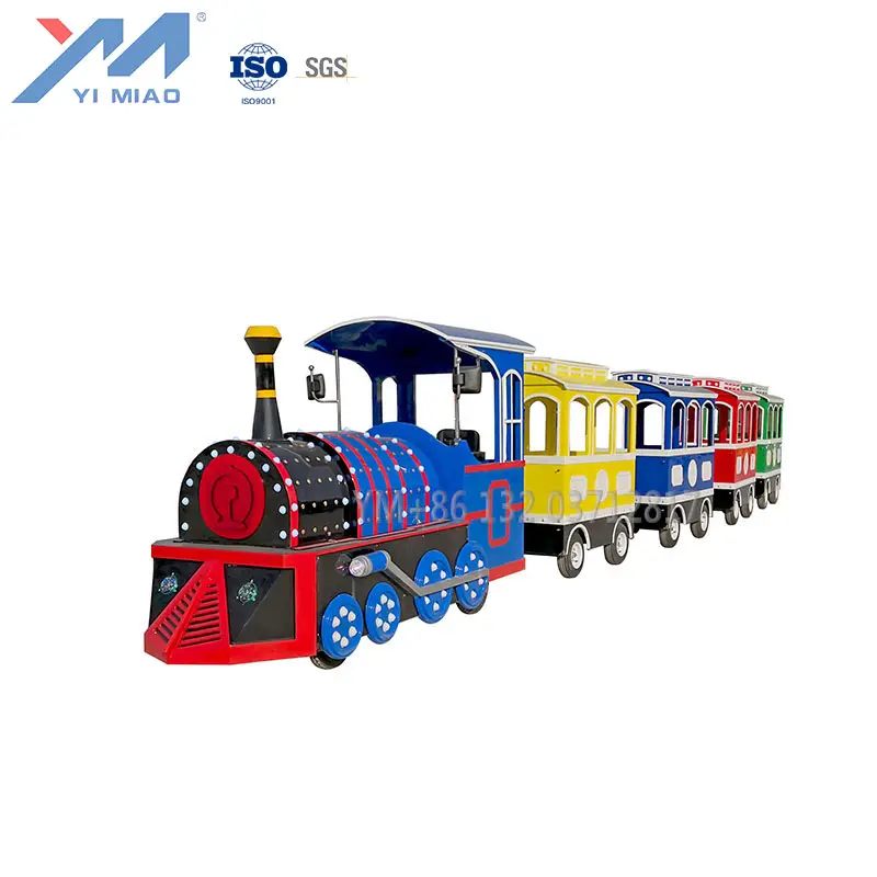 2024 Children electric amusement park trackless train thomas the tank engine kennywood train