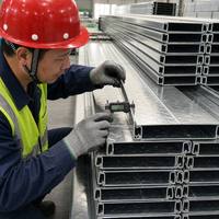 Dalle en acier galvanisé de qualité industrielle Elite 200x40 3,0 mm pour matériaux de construction métalliques, idéale pour les projets à grande échelle